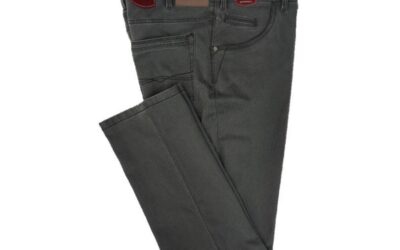 PANTALONE CINQUE TASCHE SEA BARRIER TEVERE CONFORMATO IN COTONE DI FUSTAGNO