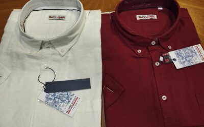 CAMICIA LINO NO WAY SPORT MEZZA MANICA CON TASCHINO CONFORMATA